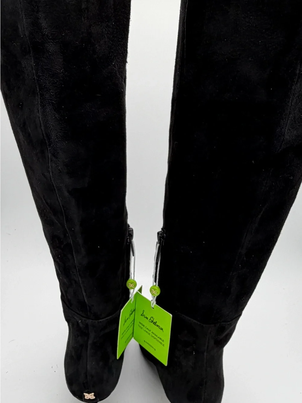 Sam Edelman Black Over-the-Knee Suede Boots